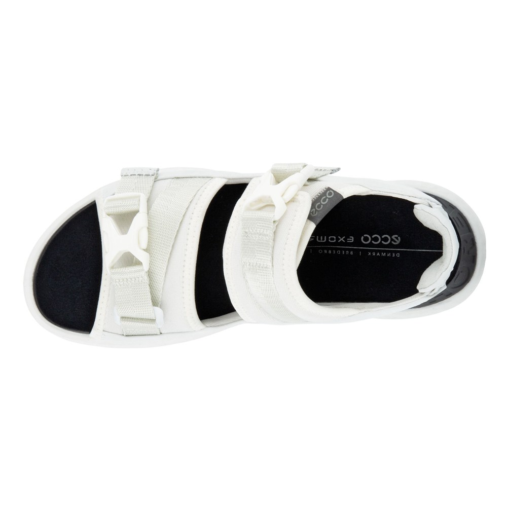 ECCO Womens Sandals White - Exowrap 2S Buckle - JVF-156983